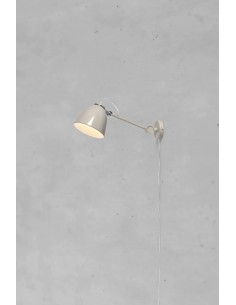 Applique murale Inclination Markslojd métal greige orientable 2