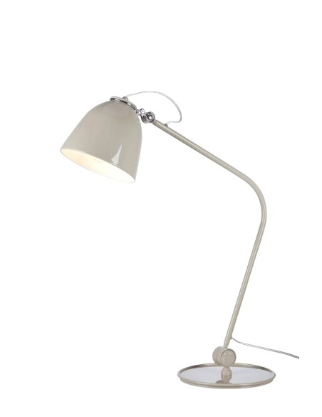 Lampe de table Tilt Markslojd métal greige bras articulé