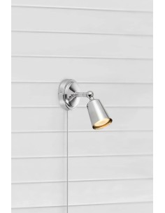 Applique murale Tiny chrome Markslojd avec spot orientable 2