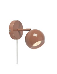 Applique murale Pop Markslojd en métal brun brillant orientable