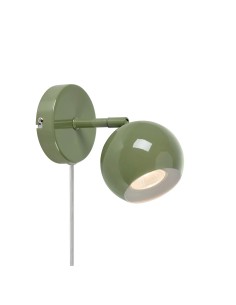 Applique murale Pop Markslojd en métal vert brillant orientable