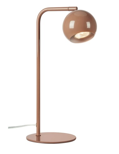 Lampe de table Pop Markslojd brun brillant abat-jour orientable