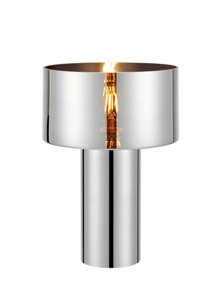 Lampe de table Corin Markslojd verre chromé design arrondi moderne