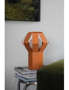 Lampe de table Octa orange Markslojd design 8 bras métal décoratif moderne 2