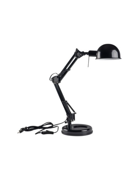 Kanlux Pixa noire – Design classique et fonctionnel, parfaite pour bureau ou chevet