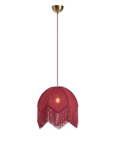 Suspension Gertrud rouge Markslojd à franges