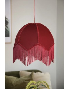 Suspension Gertrud rouge Markslojd à franges 2