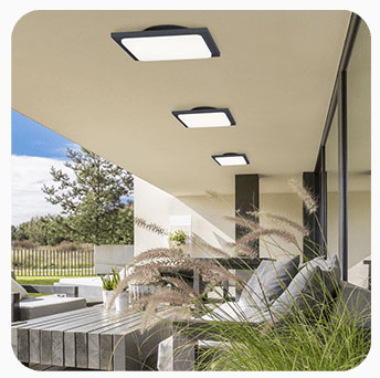 Plafonniers extérieurs led