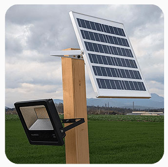 Eclairage solaire LED